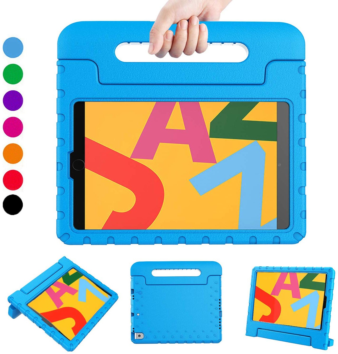 Stöttåligt barnfodral, iPad 10.2 / Pro 10.5 / Air 3 10.5, blå