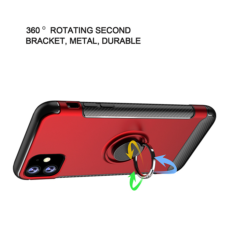 Stöttåligt skal med fingerring/ställ, iPhone 11