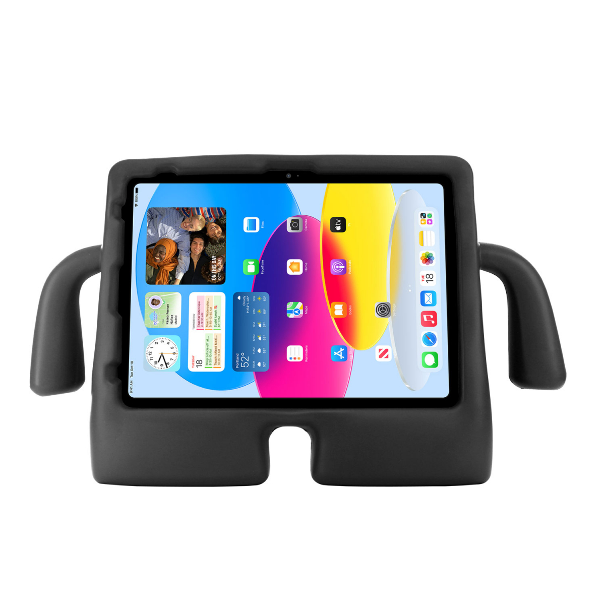 Barnfodral med ställ till iPadAir10.9/iPadPro11/iPad10.9, svart