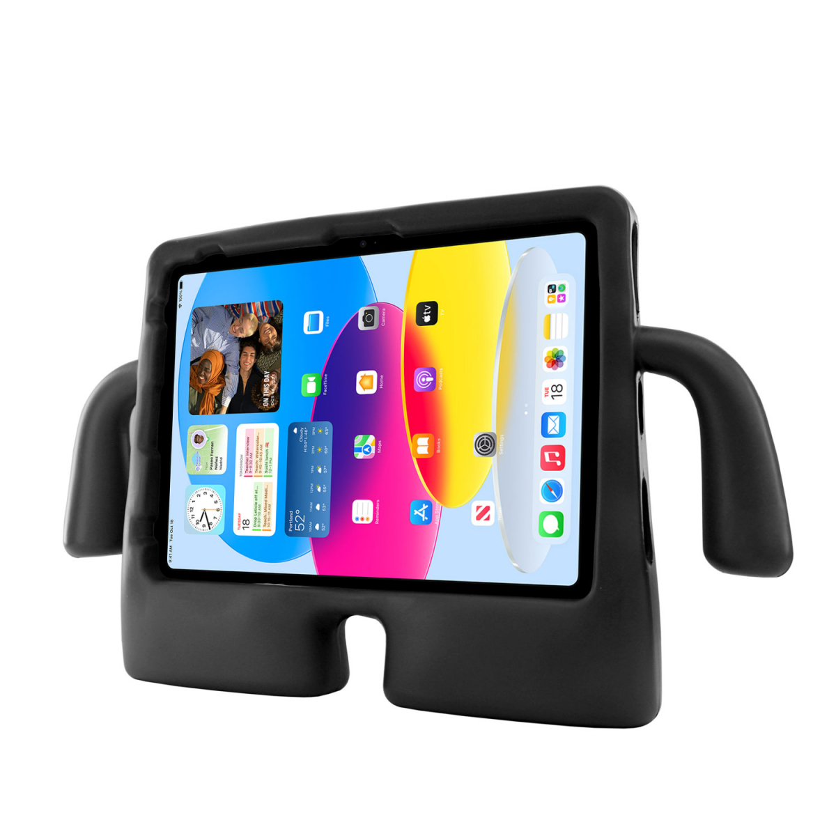 Barnfodral med ställ till iPadAir10.9/iPadPro11/iPad10.9, svart