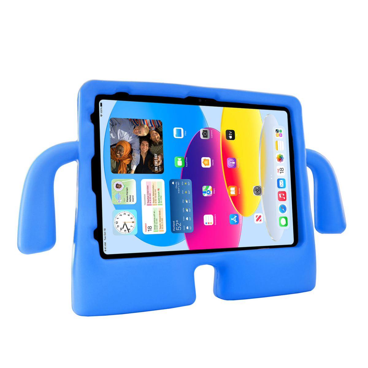 Barnfodral med ställ till iPadAir10.9/iPadPro11/iPad10.9, blå