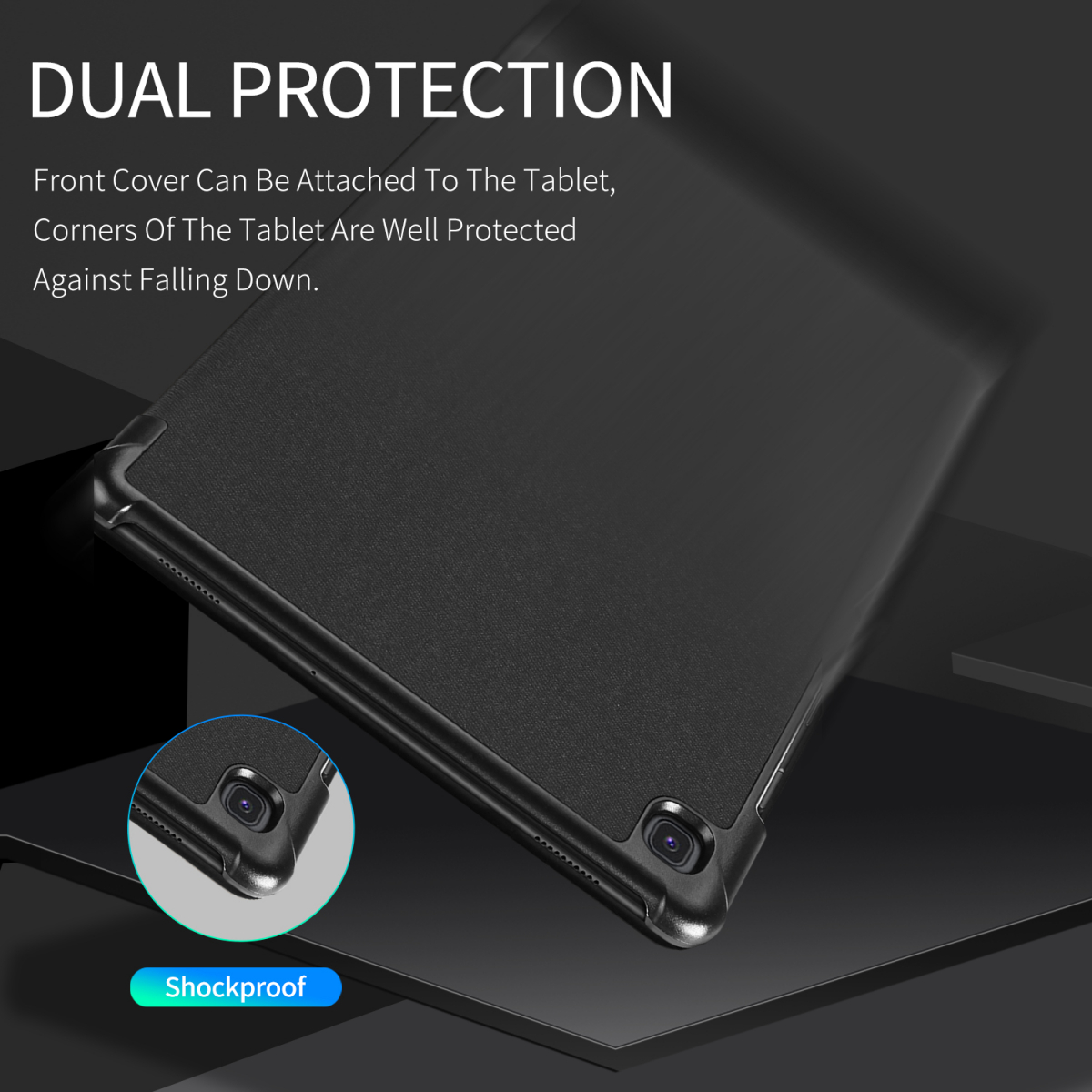Dux Ducis Domo Series, Samsung Galaxy Tab S5e, svart