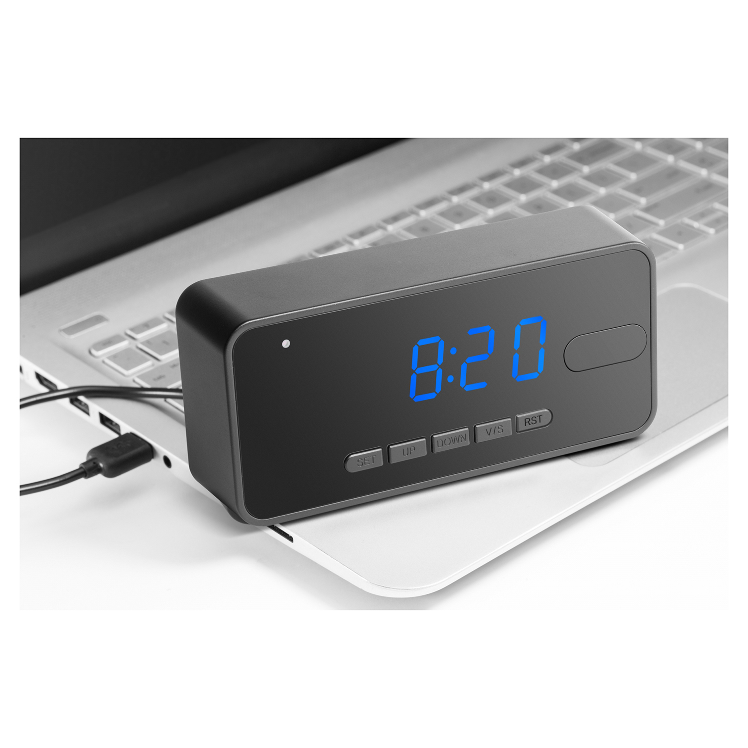 Technaxx Desk Clock with PIR and FHD Camera