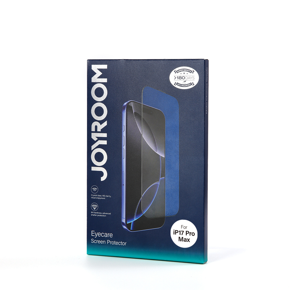 Skärmskydd med blåljusfilter till iPhone 17 Pro Max
