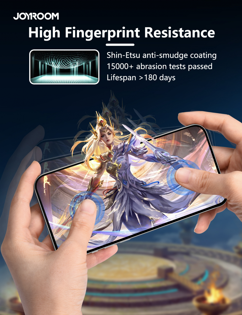 Skärmskydd med blåljusfilter till iPhone 17 Pro Max