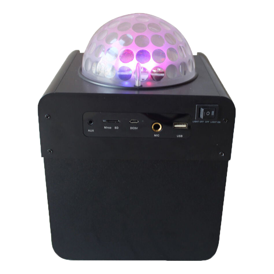 N-GEAR Disco Block 410 Bluetooth-högtalare, discokula, 50W,svart