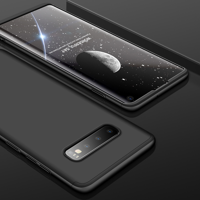 3-delat skal till Samsung Galaxy S10, svart