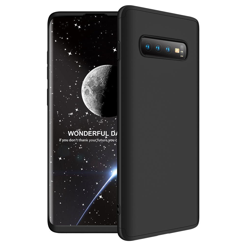 3-delat skal till Samsung Galaxy S10 Plus, svart