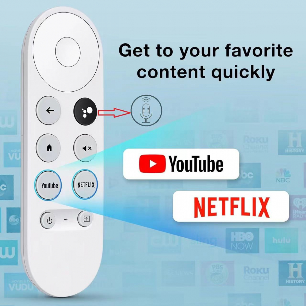 Trådlös fjärrkontroll till Google Chromecast