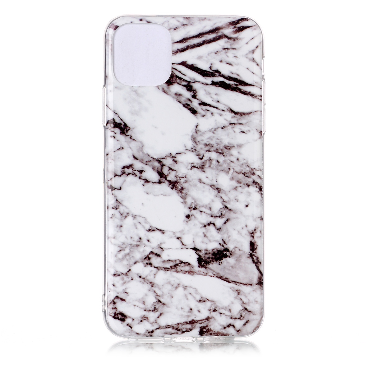 Trendigt marmorskal med mönster, iPhone 11 Pro Max, vit
