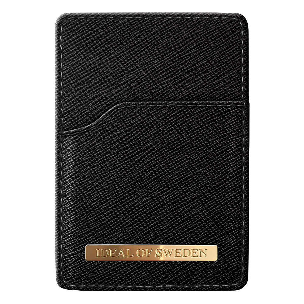 iDeal Universalt plånboksfodral, Saffiano svart