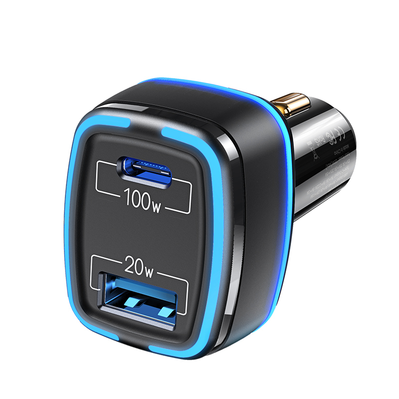 USAMS CC142 usb + usb-c billaddare, QC3.0, 120W