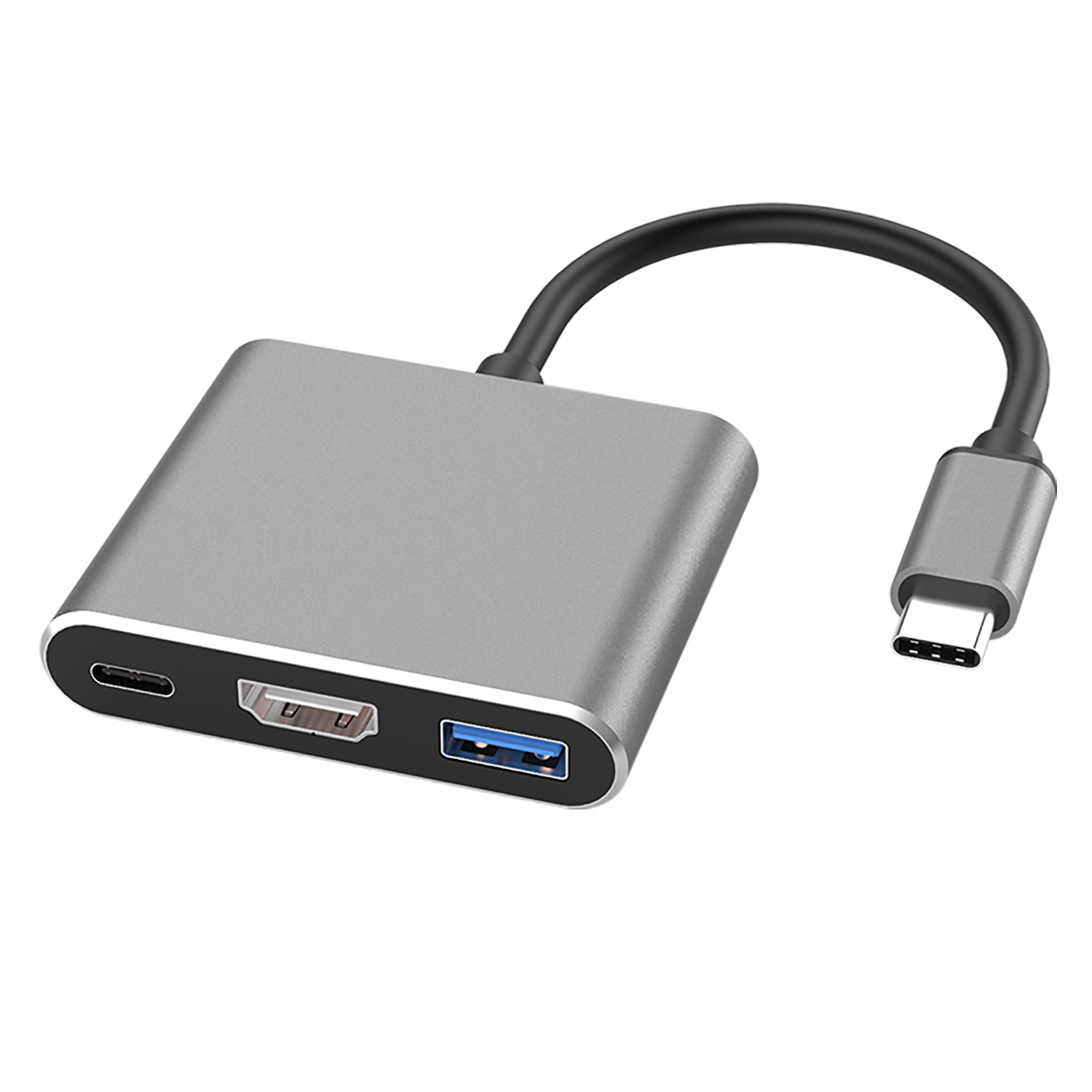 Type-C to HDMI USB 3.1 Adapter 3-in-1 USB- C PD (Power Delivery) Recha