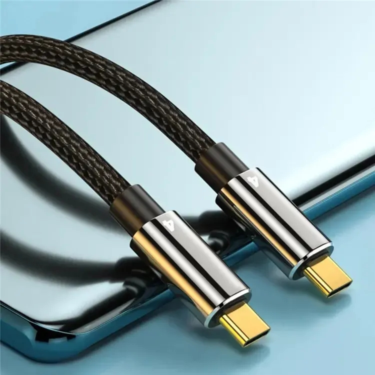 USB-C till USB-C Thunderbolt 4-kabel, 100W, 40Gbps, 0.3m