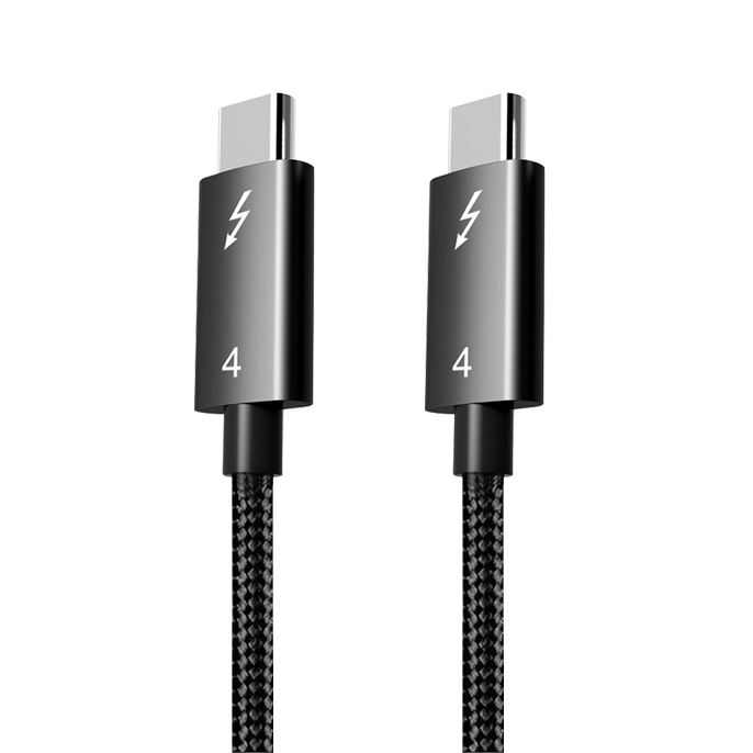 USB-C till USB-C Thunderbolt 4 kabel, PD, 100W, 5A, 0.5m