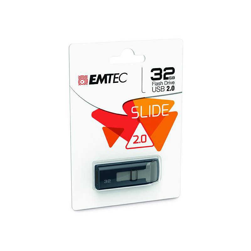 32GB USB-minne EMTEC C450 Slide 2.0
