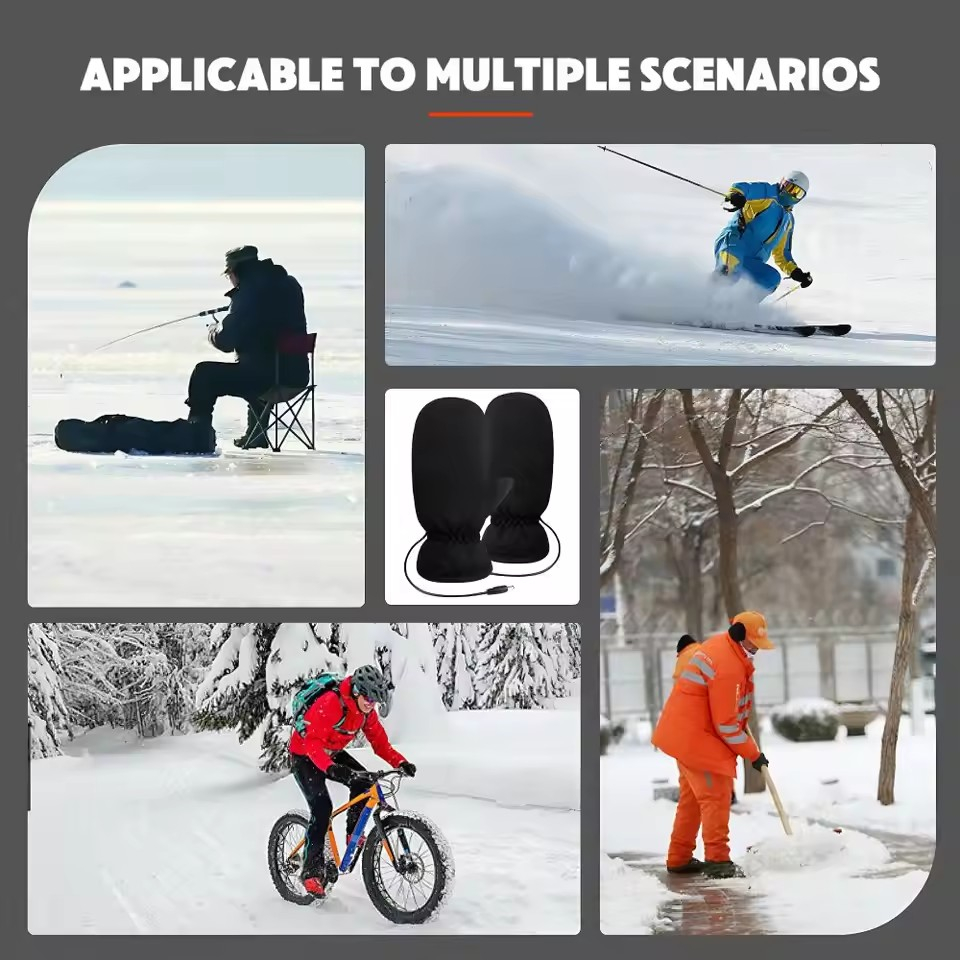 Uppladdningsbara värmevantar