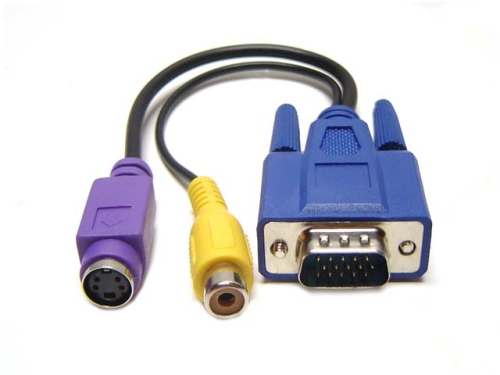 VGA till S-Video/RCA adapter