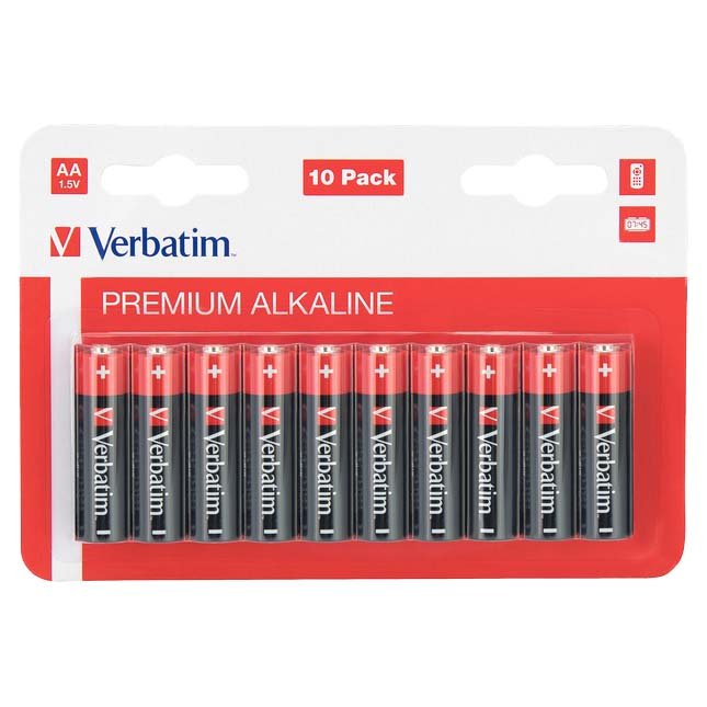 Verbatim AA-batterier (LR06), 10-pack