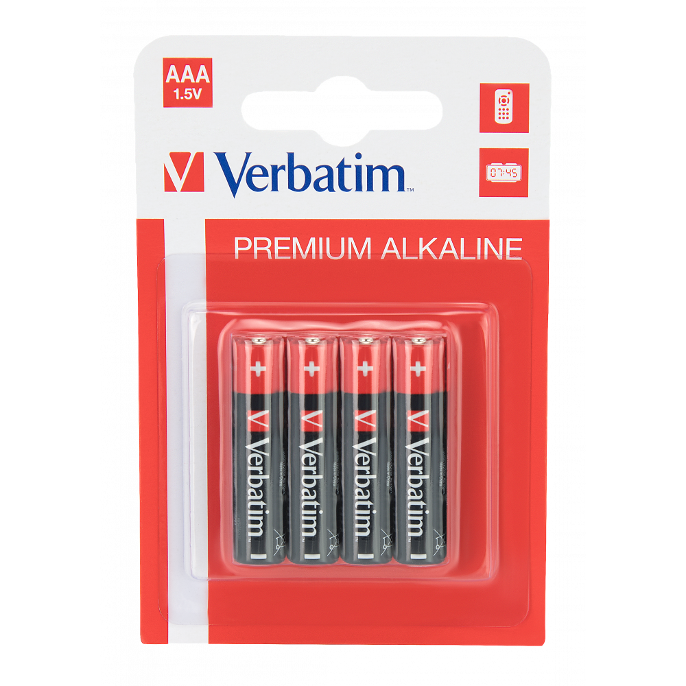 Verbatim AAA-batterier (LR03), 4-pack