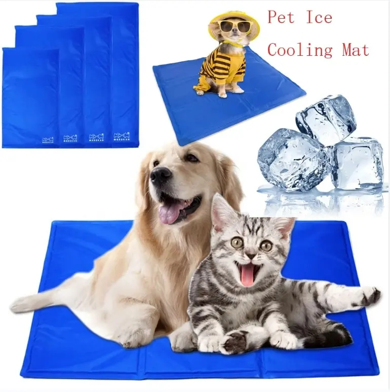 Vikbar kylmatta för hundar och andra husdjur, 65x50cm