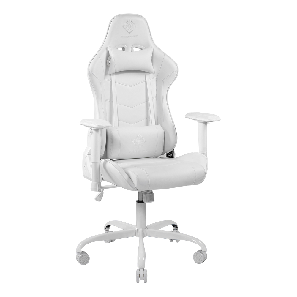 Deltaco Gaming Ergonomisk gamingstol, vit