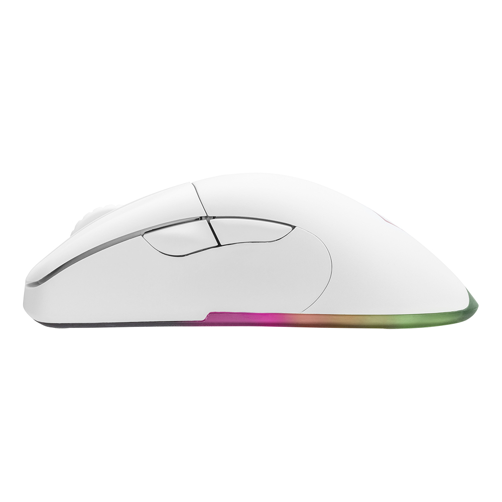 Deltaco Gaming White Line WM90 trådlös gamingmus, vit