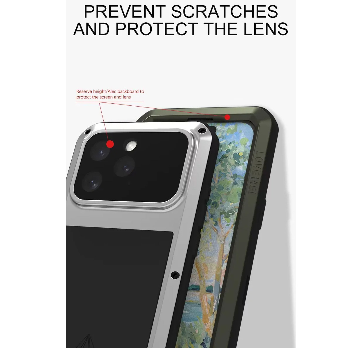 Love Mei robust skal till iPhone 16 Pro