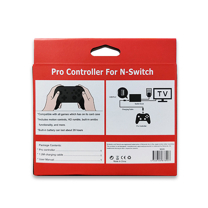Trådlös handkontroll till Nintendo Switch, svart
