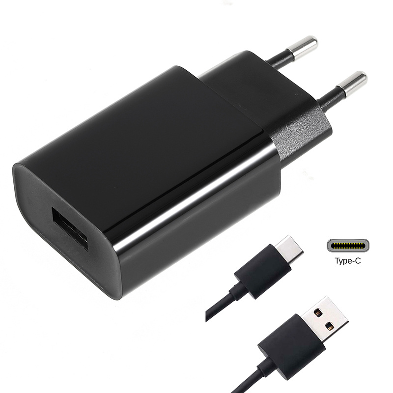 Xiaomi MDY-O8-DF original fast charger + USB-C kabel, svart