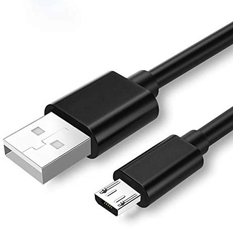 MicroUSB kabel, 2A, 80cm, svart