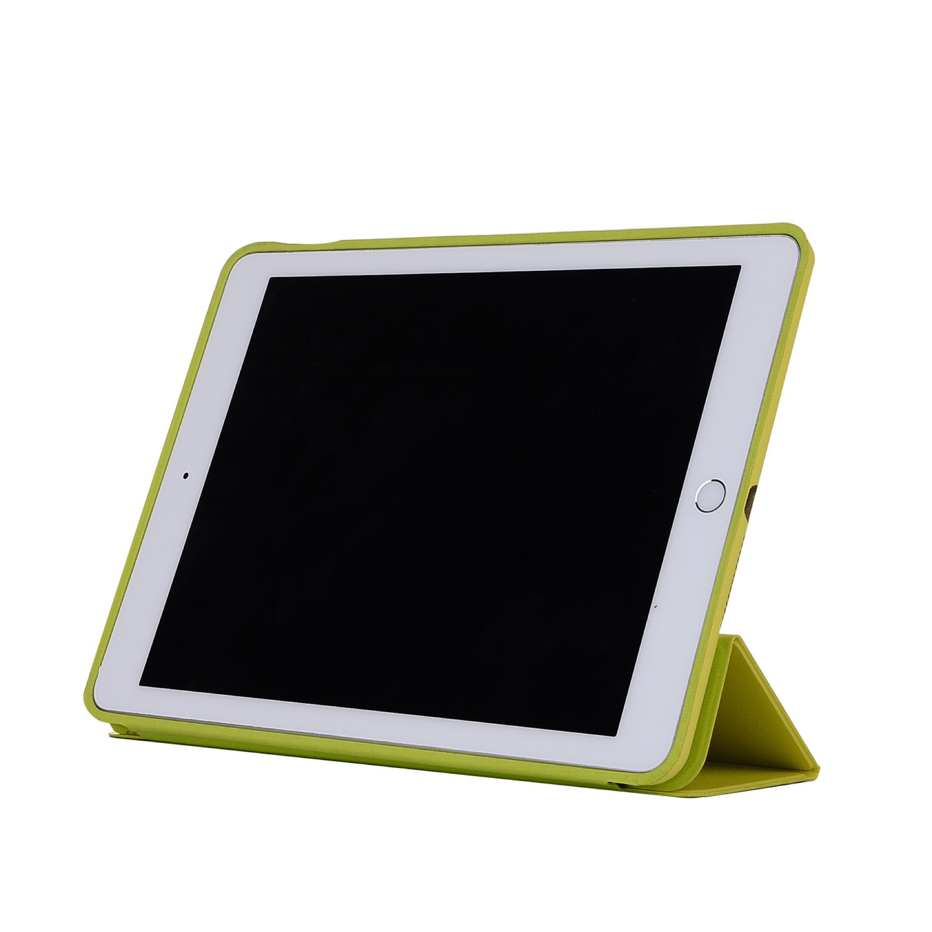 Läderfodral med ställ till iPad Pro 12.9 (2020), olivgrön