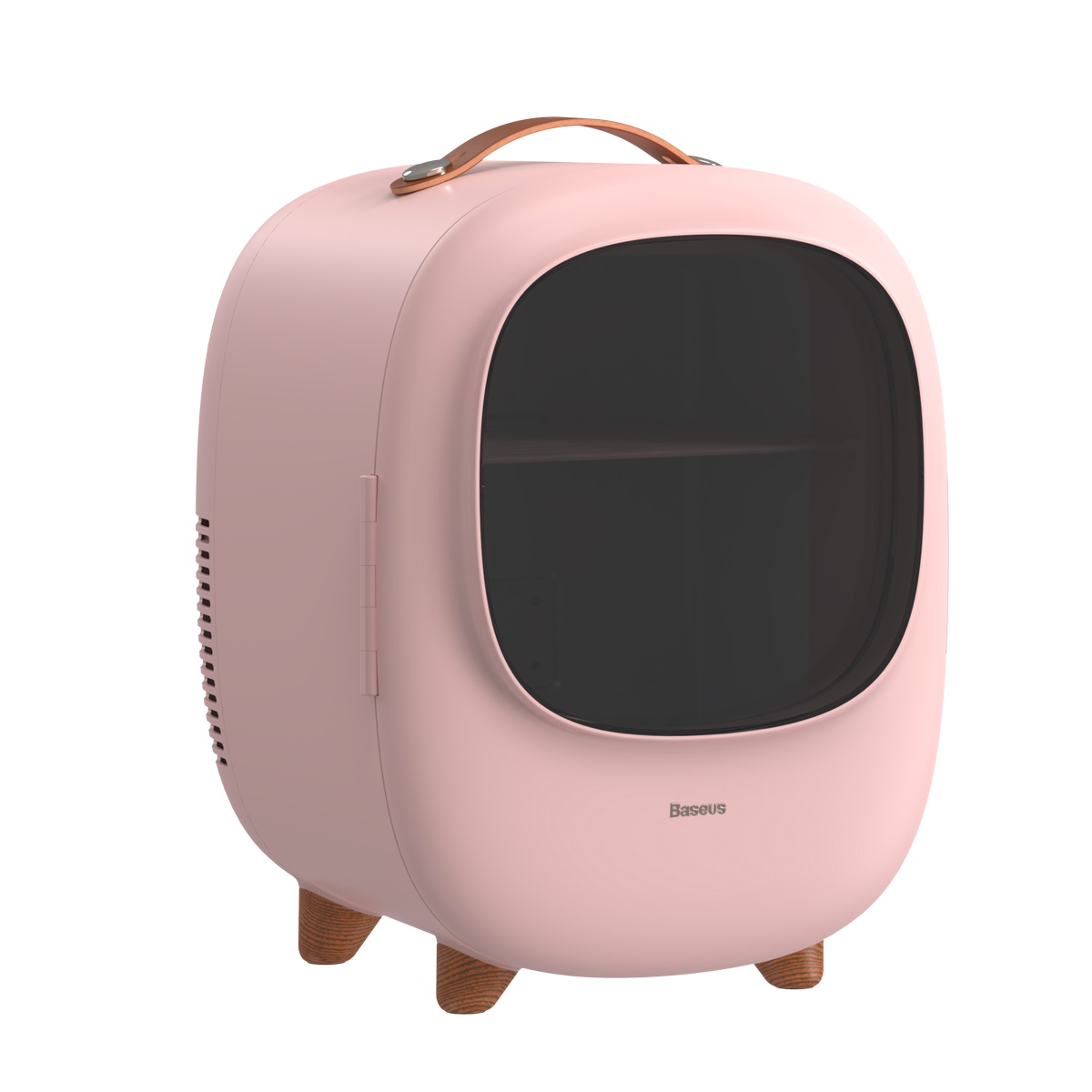 Baseus Zero Space Minikylskåp med värmefunktion, 8L, 60W, rosa