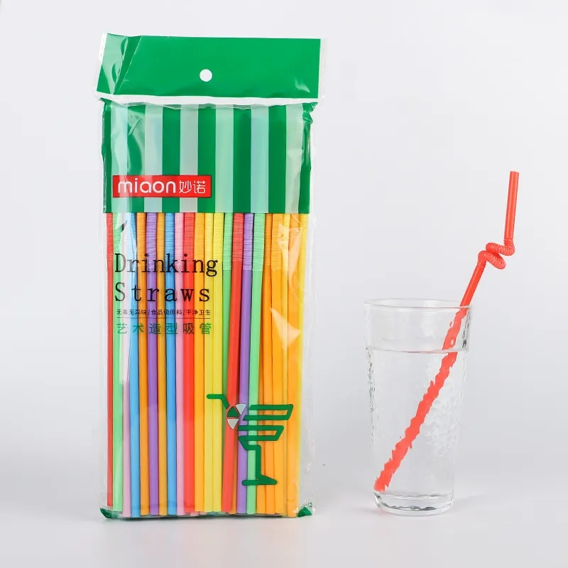 Sugrör av plast, 100st