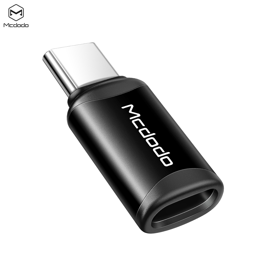 McDodo OT-7700 Lightning till USB-C-adapter, 3A, svart