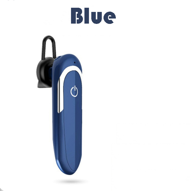 In-Ear trådlös headset med mikrofon och brusreducering, blå