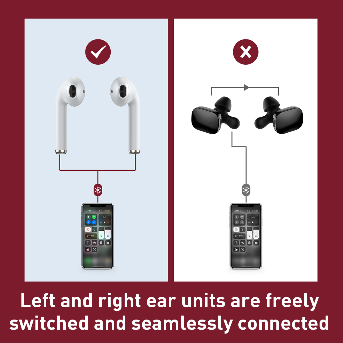 Baseus Encok W04 Pro Trådlösa In Ear hörlurar, vit