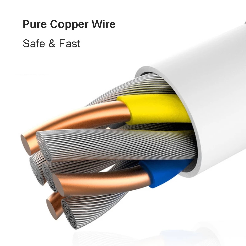 USB-C till USB-C kabel med snabbladdning, PD, 100W, 5A, 1m