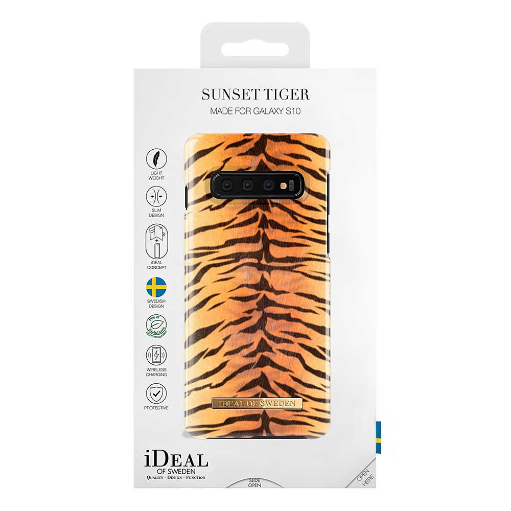 iDeal Fashion Case, Samsung Galaxy S10, Sunset tiger