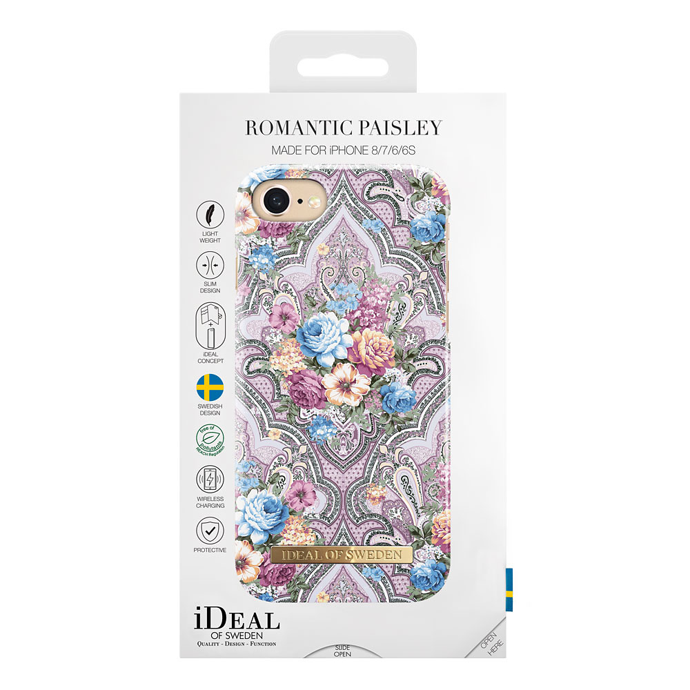 iDeal Fashion Case magnetskal iPhone 8/7/6, Romantic Paisley