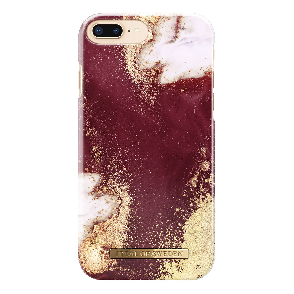 iDeal Fashion Case, iPhone 8/7/6/6S Plus, Golden Burgundy