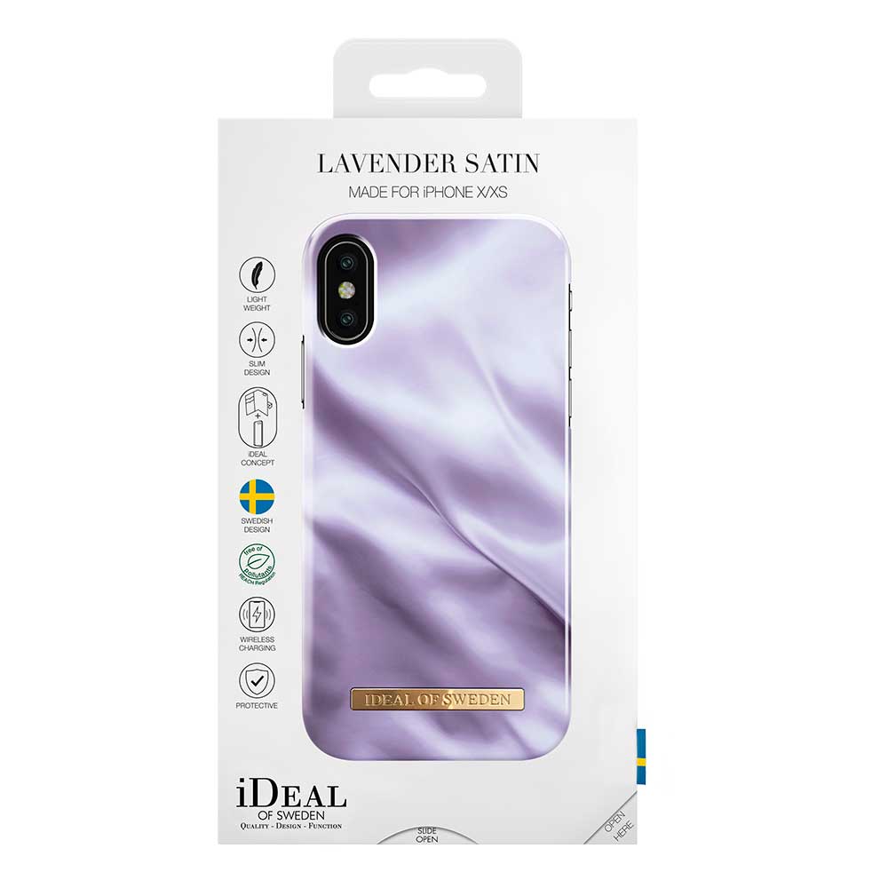 iDeal Fashion Case skal till iPhone X/XS, Lavender Satin