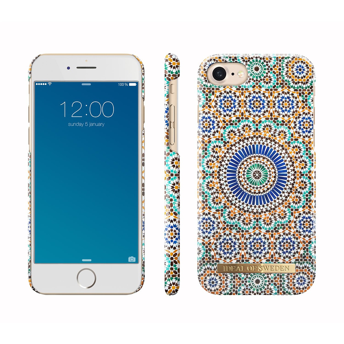 iDeal Fashion Case, magnetskal iPhone 8/7/6, Moroccan Zellige