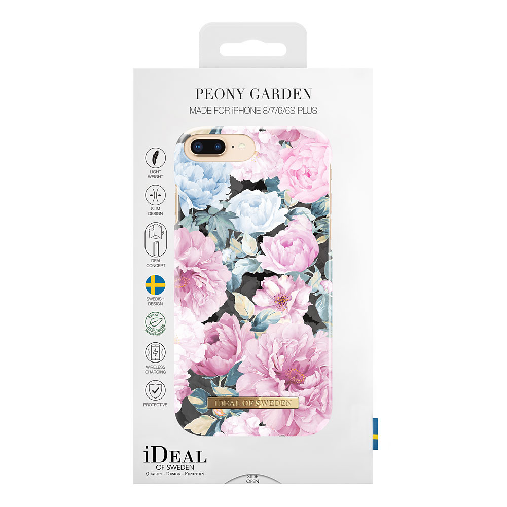 iDeal Fashion Case magnetskal iPhone 8/7/6 Plus, Peony Garden