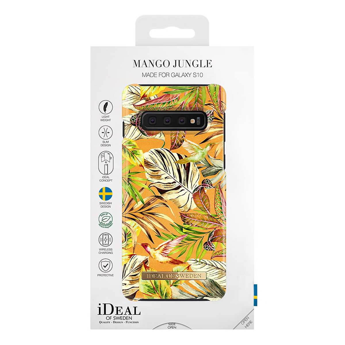 iDeal Fashion Case magnetskal Galaxy S10, Mango Jungle