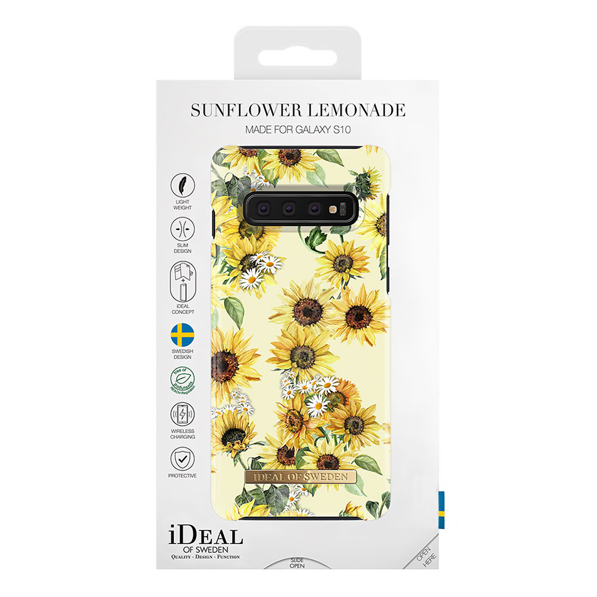 iDeal Fashion Case magnetskal Galaxy S10, Sunflower Lemonade