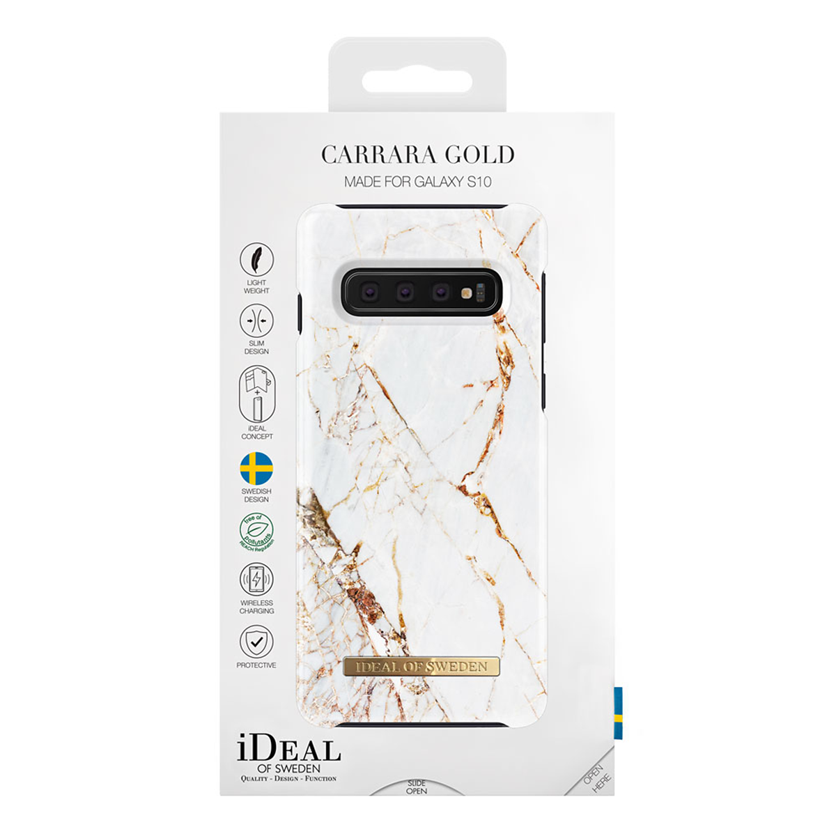 iDeal Fashion Case magnetskal Samsung S10, Carrara Gold