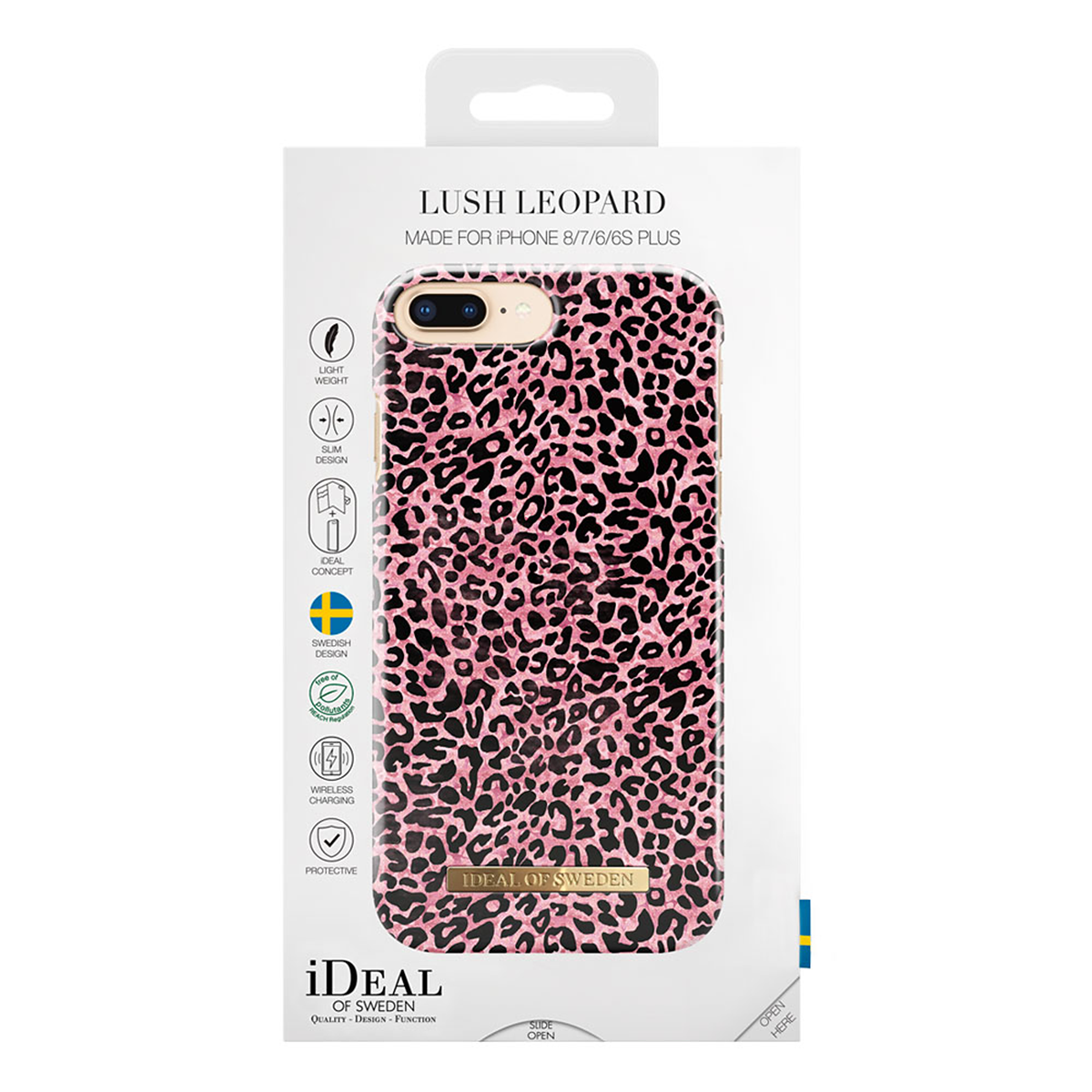 iDeal Fashion Case magnetskal iPhone  8/7/6 Plus, Lush Leopard