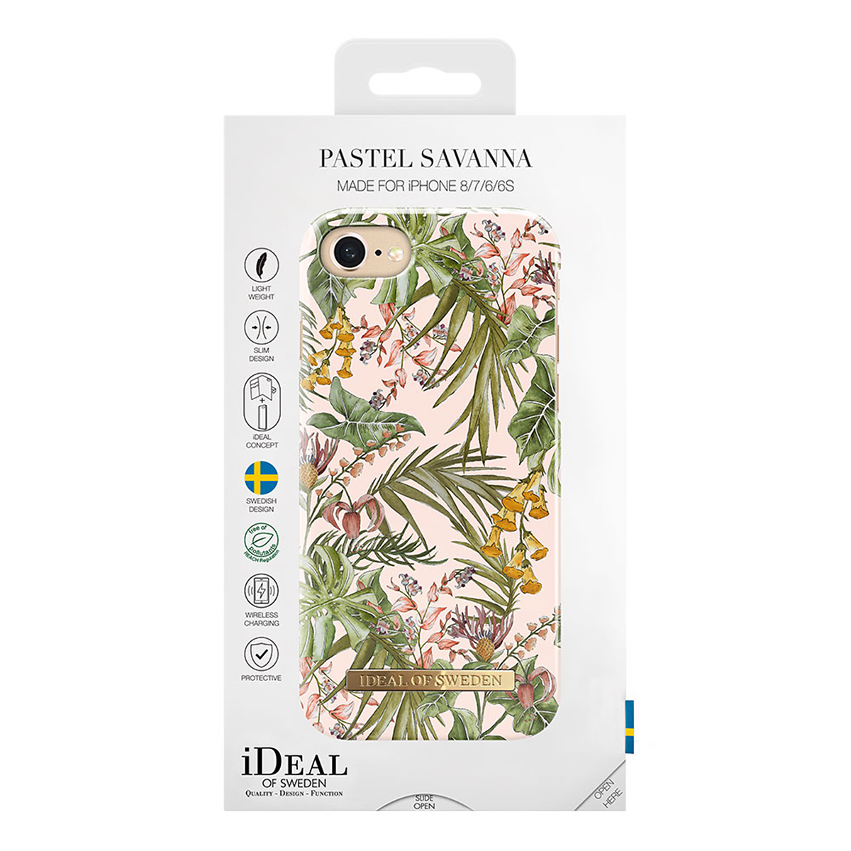 iDeal Fashion Case magnetskal iPhone 8/7/6, Pastel Savanna