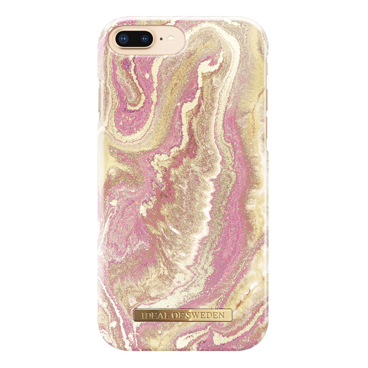 iDeal Fashion magnetskal iPhone 8/7/6 Plus, Golden Blush Marble